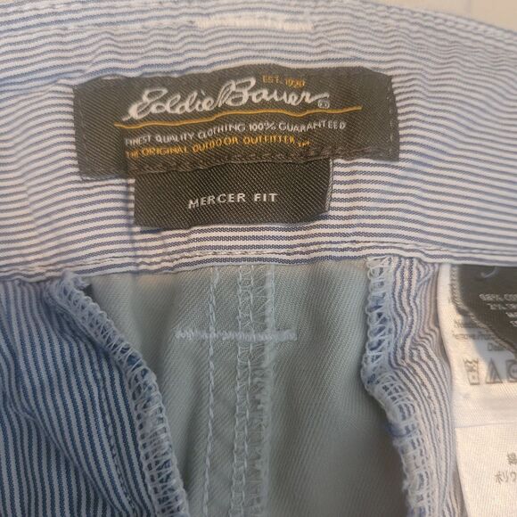 Eddie Bauer Mercer Fit Shorts Women's Size 10 Khaki Tan Preppy Beach Outdoor - Picture 6 of 10